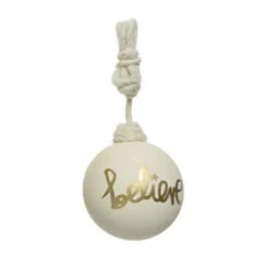 Palla Di Natale In Vetro Belive Mm. 100