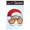 Maschera Natale Babbo In Cartoncino -Merry Chrismas Outlet mk136