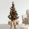 Alberino Di Natale In Pino Decorato Cm 60 -Merry Chrismas Outlet nk035b