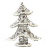 Alberino Di Natale In Rattan Innevato Cm 40 -Merry Chrismas Outlet nk048 1