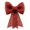 Fiocco Di Natale Glitter Rosso Cm 30
