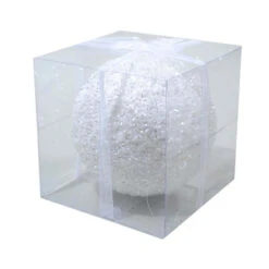 Pallina Di Natale Ghiacciata Mm. 130