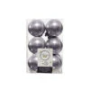 Box 12 Palline Di Natale Grey Mm. 60 -Merry Chrismas Outlet nk164 g