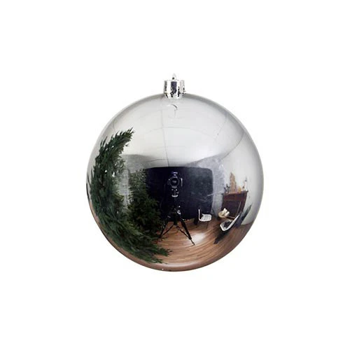 Palla Di Natale Mm 140 Argento 3 Palla Di Natale Mm 140 Argento
