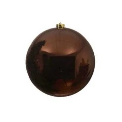 Palla Di Natale Mm 140 Dark Chocolate