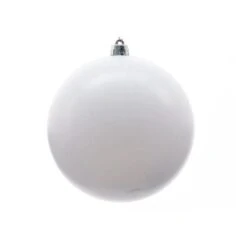 Palla Di Natale Mm 200 Bianca