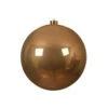 Palla Di Natale Mm 200 Caramello -Merry Chrismas Outlet nk200 c