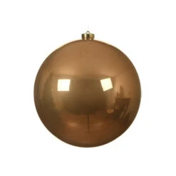 Palla Di Natale Mm 200 Caramello