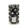 Box 30 Palline Di Natale Warm Grey -Merry Chrismas Outlet nk221 2