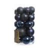Box 30 Palline Di Natale Night Blu -Merry Chrismas Outlet nk221 bl 2