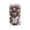Box 30 Palline Di Natale Blush Pink -Merry Chrismas Outlet nk221 c