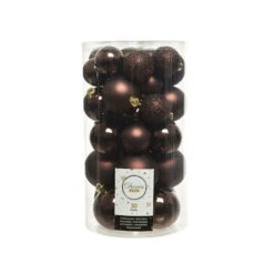 Box 30 Palline Di Natale Dark Brown