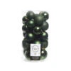 Box 30 Palline Di Natale Pine Green -Merry Chrismas Outlet nk221 v 2