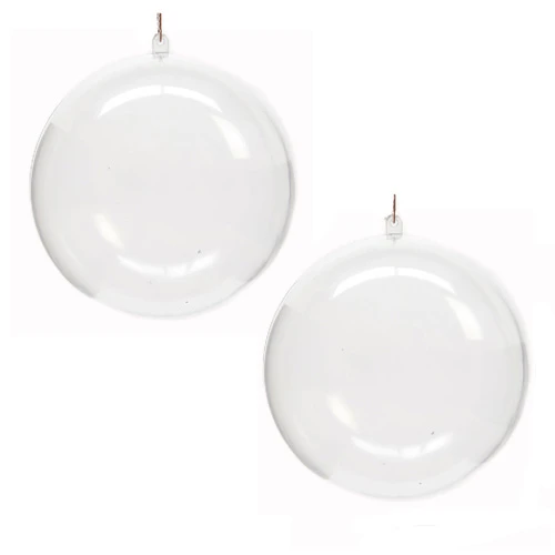 Pallina Di Natale Apribile Mm 100 Set 2 Pezzi 3 Pallina Di Natale Apribile Mm 100 Set 2 Pezzi