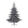 Albero Di Natale Grigio Ghiacciato Cm 180 -Merry Chrismas Outlet nk248