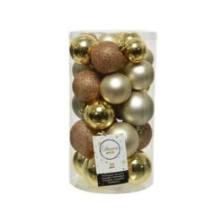 Box 30 Palline Di Natale Classic Gold