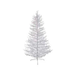 Albero Di Natale Bianco Ghiacciato Cm 210