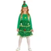 Costume Albero Di Natale Bimba 3/4 Anni