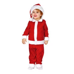 Costume Babbo Natale Baby 12/24 Mesi