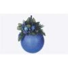 Pallina Di Natale Mm 150 Glitter Blu -Merry Chrismas Outlet vn056 b
